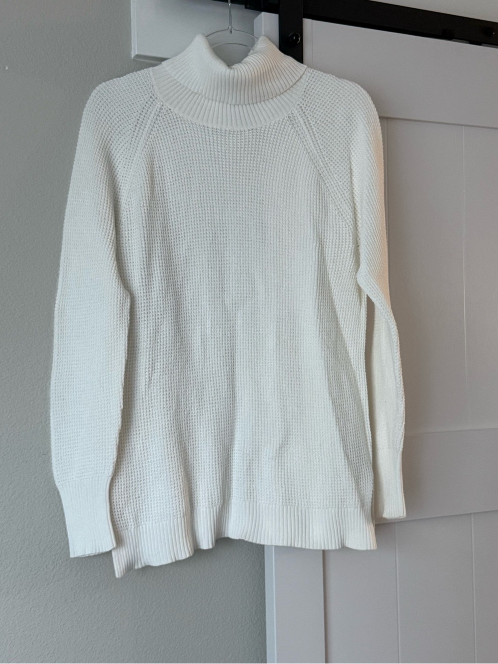 J. Crew Cream Turtleneck Sweater